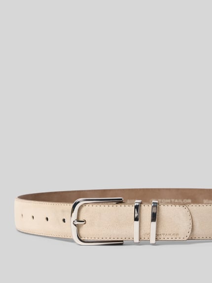 Tom Tailor Gürtel aus Wildleder Beige 2