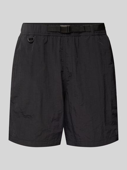 WOODBIRD Regular Fit Shorts mit Gürtel Modell 'Choi' Black 2