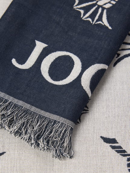 JOOP! COLLECTION Schal aus Modal-Mix mit Woll-Anteil Modell 'FERIS' Marine 2