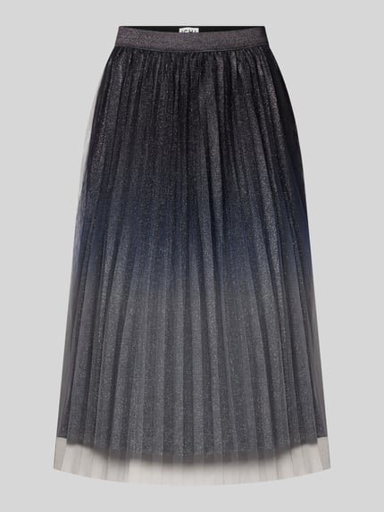 ICHI Midirock mit Kellerfalten Modell 'NILPA' Black 2
