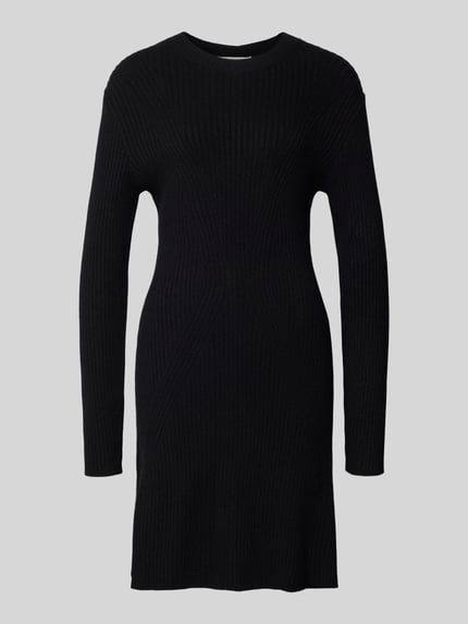 Figurbetontes Strickkleid aus Viskose-Mix Shop The Look MANNEQUINE