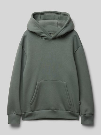 Cars Jeans Hoodie mit Label-Detail Modell 'ORLA' Schilf 1