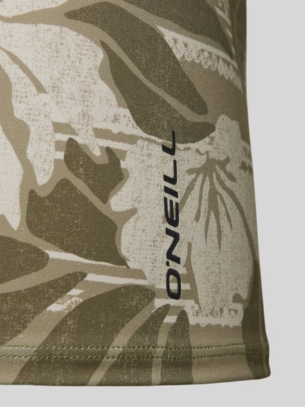 O'Neill Skinny Fit Badeshorts mit Label-Print Oliv 2
