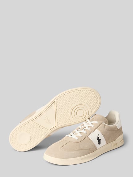 Polo Ralph Lauren Sneakers van echt leer model 'HERITAGE AERA PP' Beige - 4
