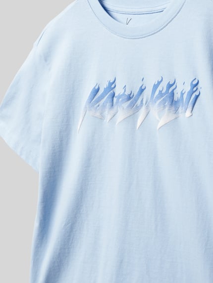 Karl Kani T-shirt z nadrukiem z logo Błękitny 2