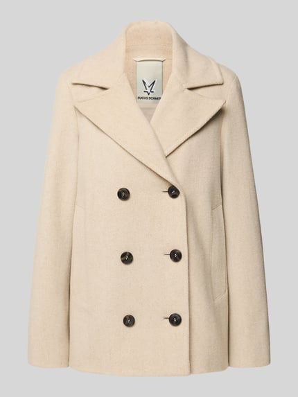 FUCHS SCHMITT Jacke aus Woll-Mix mit Reverskragen Ecru 2