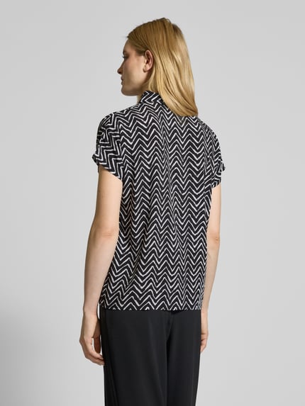 Christian Berg Woman Relaxed fit blouse van pure viscose Zwart - 5