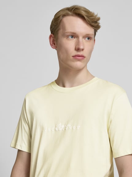 JACK & JONES T-Shirt mit Label-Print Modell 'VARENNA' Mint 3