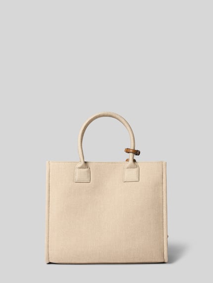 Marc O'Polo Henkeltasche aus reiner Baumwolle Modell 'CANVAS SHOPPER' Beige 4