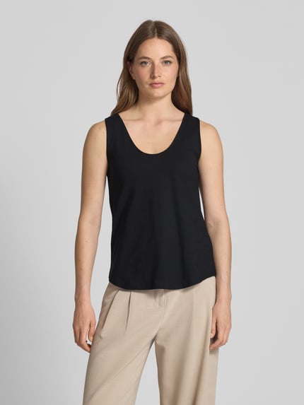 DRYKORN Top met bandjes en ronde hals, model 'SAIMI' Zwart - 4