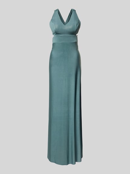 TROYDEN COLLECTION Abendkleid mit Cut Outs Mint 2