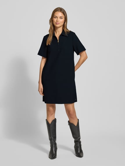 Tommy Hilfiger Sukienka biznesowa z krótkim zamkiem błyskawicznym model 'PUNTO KNEE' BLACK 1