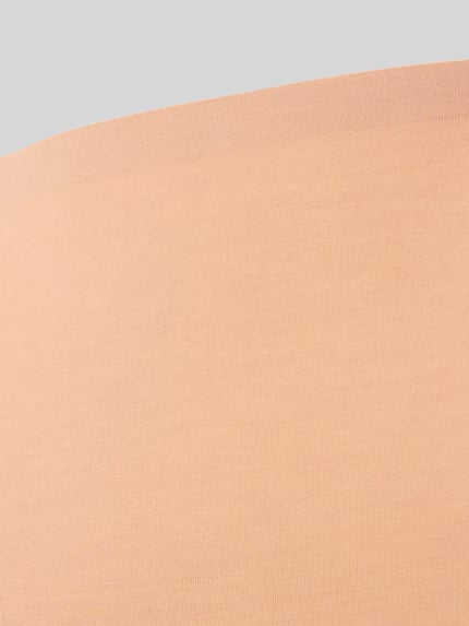 Productfoto, 'Slim Fit Slip mit Logo-Print' van Mey in beige, elastische modal-mix structuur, highwaist, slim fit, logo-print.