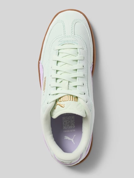 Produktfoto, Sneakersy z naturalnej skóry bydlęcej model 'Era Suede' od PUMA, damskie sneakersy, jasny zielony kolor, gumowa podeszwa