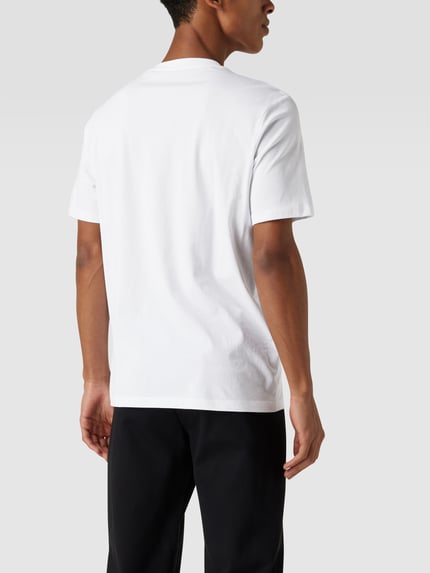 HUGO T-Shirt mit Label-Schriftzug Modell 'DULIVIO' Weiss 5