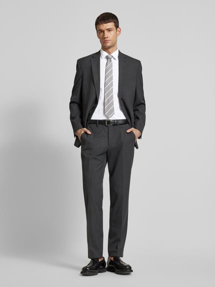 Jake*s Slim Fit Business-Hemd mit Kentkragen Weiss 1