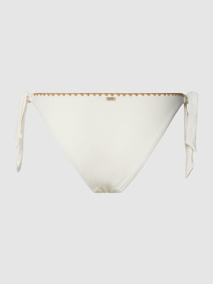 Banana Moon Figi bikini z wiązanymi detalami model ‘DIMKA SANTAFE’ Złamany biały 3