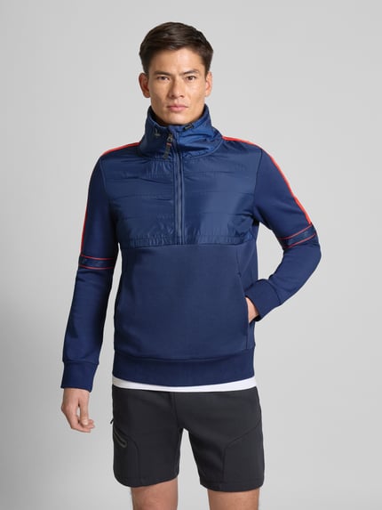JOY Bluza ze stójką model ‘G-Style’ Ciemnoniebieski 4
