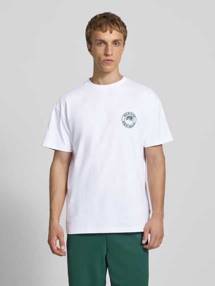 BLKVIS T-Shirt mit Logo und Rundhalsausschnitt Weiss 4