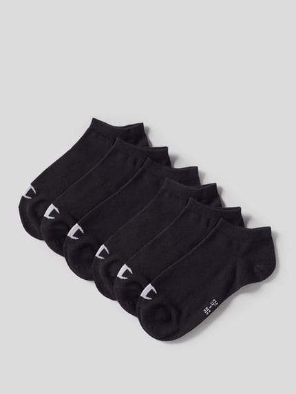 Champion Sneakersocken mit Label-Print im 6er-Pack Black 1