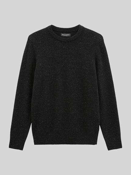 Marc O'Polo Pullover mit Tweedstruktur Black 2