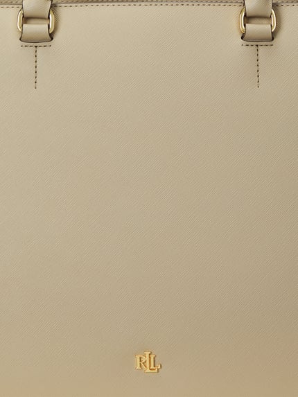 Lauren Ralph Lauren Henkeltasche mit Logo-Applikation Sand 7