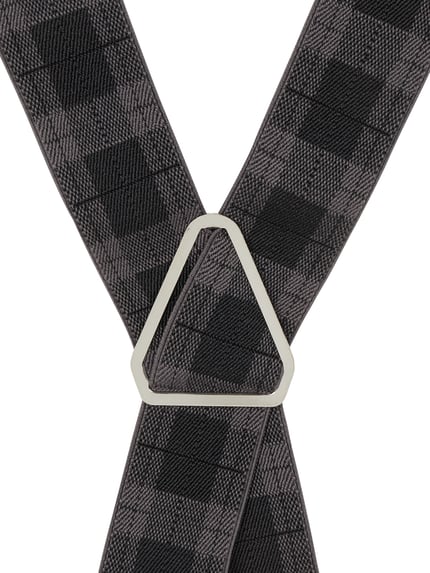 Willen Hosenträger in X-Form Anthrazit 2
