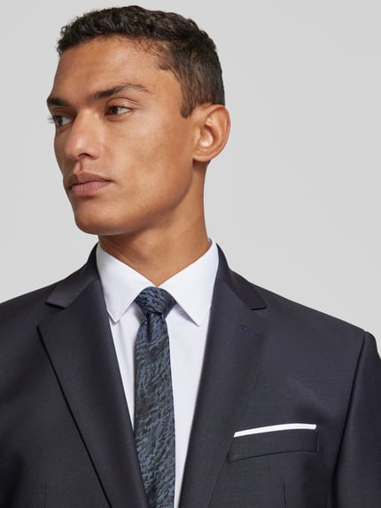 JOOP! COLLECTION Slim Fit 2-Knopf-Sakko mit Pattentaschen Dunkelblau 3