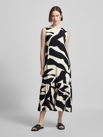 someday. Midikleid mit Rundhalsausschnitt Modell 'Quolly' Black 4