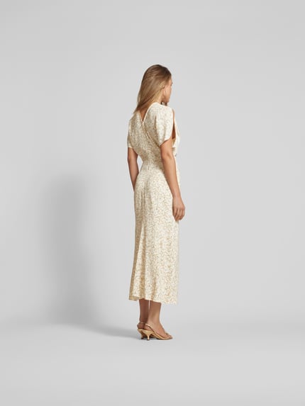 Victoria Beckham Maxi-jurk met cut-outs Ecru - 5