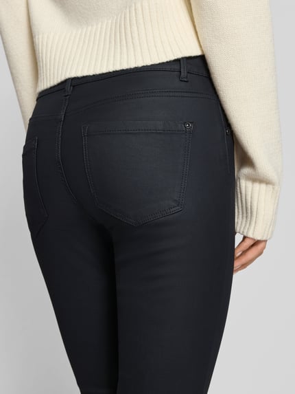 Tom Tailor Jeansy o kroju skinny fit z mieszanki wiskozy model ‘LUCIE SKINNY’ Czarny 3