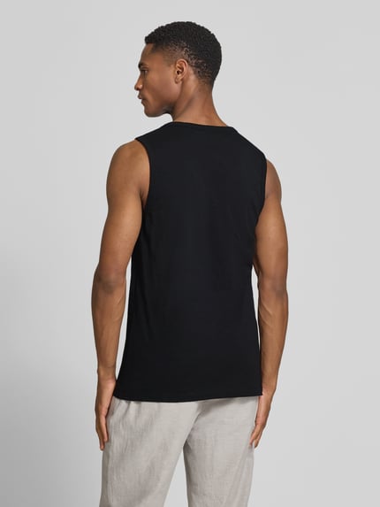 s.Oliver RED LABEL Regular Fit Tank Top aus reiner Baumwolle Black 5
