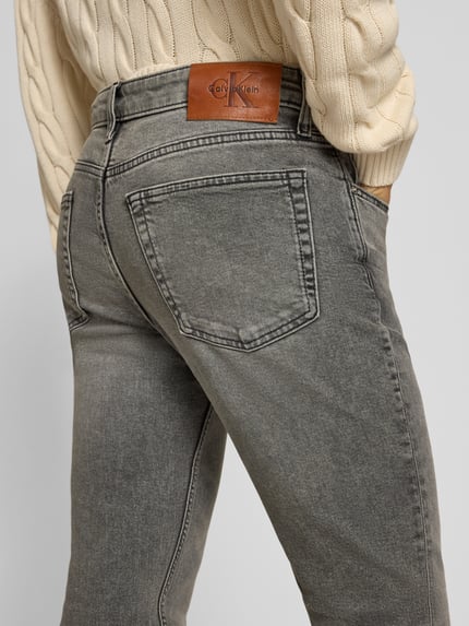 Calvin Klein Jeans Jeansy z 5 kieszeniami Średnioszary 3