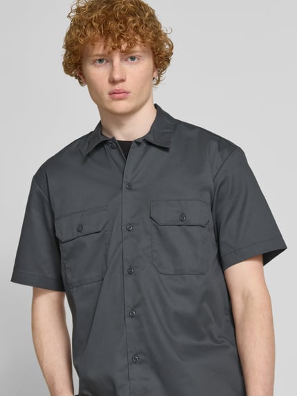 Dickies Vrijetijdsoverhemd met knoopsluiting Antraciet - 3