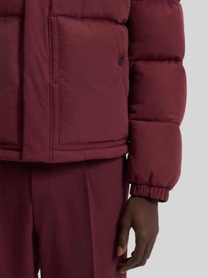 HUGO Regular Fit Steppjacke mit Stehkragen Modell 'BALTO2541' Bordeaux 6