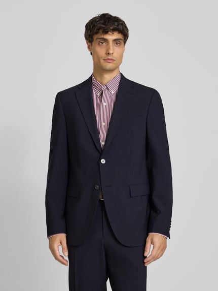 BOSS Slim Fit Anzugsakko aus Schurwoll-Mix Modell 'HARVEY' Marine 4