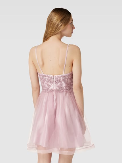 Laona Cocktailkleid mit Herz-Ausschnitt Altrosa 5