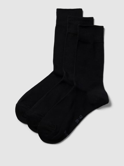 s.Oliver RED LABEL Socken mit Stretch-Anteil im 3er-Pack Black 1