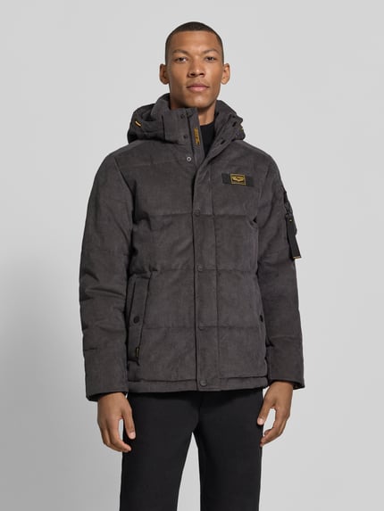 PME Legend Regular Fit Jacke mit Label-Patch Modell 'GOBBLER' Graphit 4
