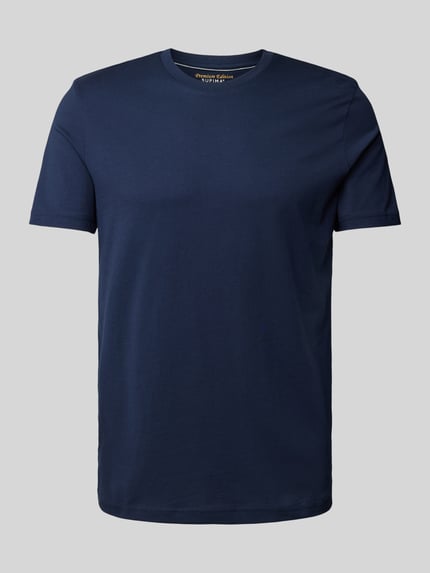 Christian Berg Men T-shirt z okrągłym dekoltem Ciemnoniebieski 2