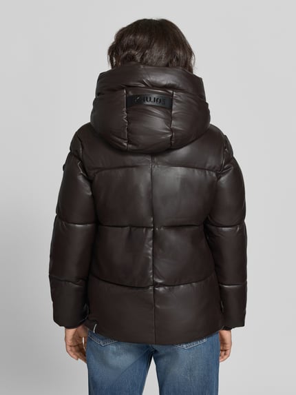 khujo Steppjacke in Leder-Optik Modell 'AURORA2' Dunkelbraun 5