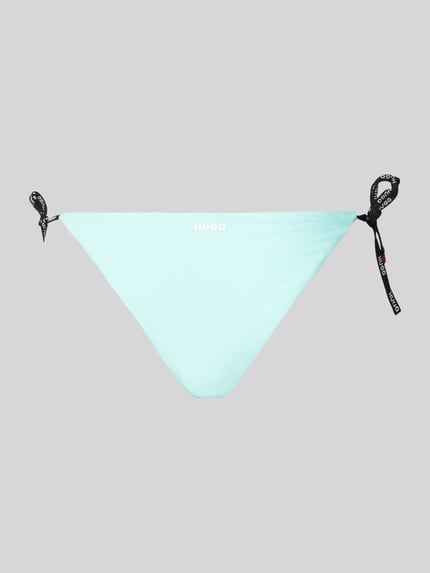 HUGO Bikinihose mit seitlichen Schnürungen Modell 'PURE' Blau 3