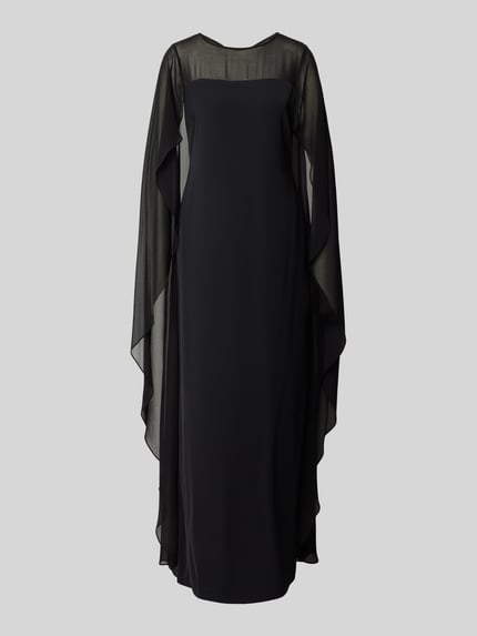 Lauren Ralph Lauren Abendkleid aus fließendem Stoff Modell 'LAVATI' Black 2