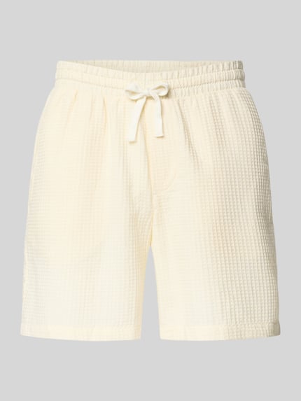 ONLY & SONS Regular Fit Sweatshorts aus reiner Baumwolle Modell 'TEL' Offwhite 2