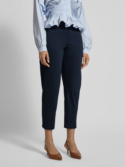 Stehmann Straight Fit Stoffhose mit Eingrifftaschen Modell 'Ornela' Marine 4