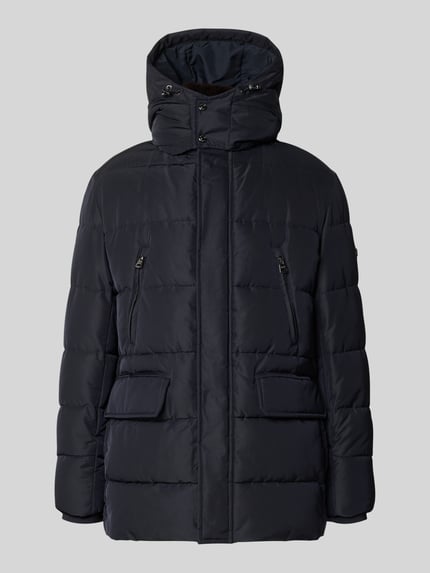 Regular Fit Steppjacke mit Kapuzenkragen Modell 'Grafton' Shop The Look MANNEQUINE
