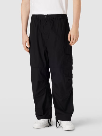 Carhartt Work In Progress Cargohose mit elastischem Bund Modell 'JET' Black 4