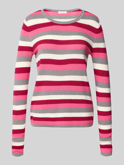Christian Berg Woman Strickpullover mit Rundhalsausschnitt Fuchsia 2