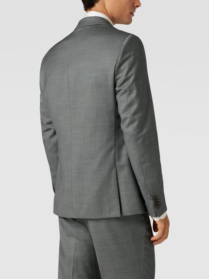 CG – CLUB of GENTS Slim fit 2-knoops colbert met sierdetail Groen - 5