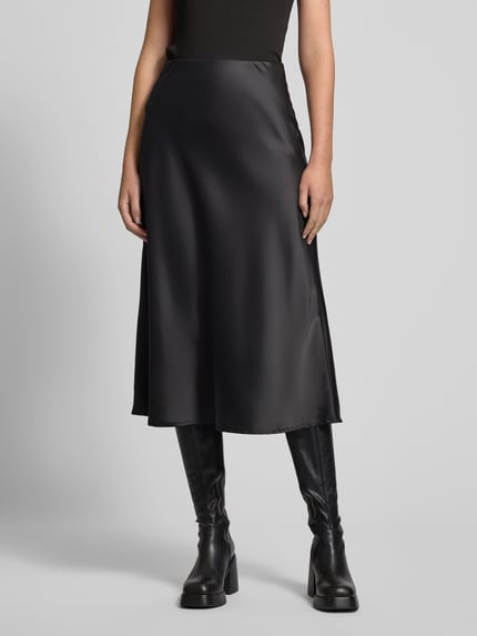 YAS Midirok met elastische band, model 'PELLA' Zwart - 4